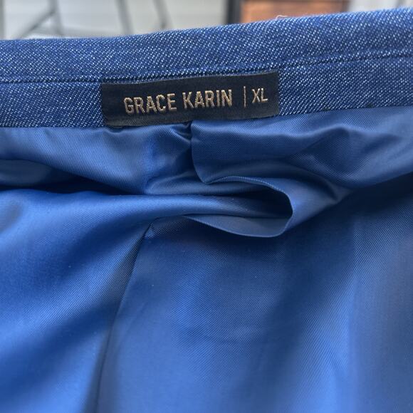 GRACE KARIN Men's Casual Blazer Suit Jackets 2 Button Lightweight Sport Coats XL - Picture 10 of 16